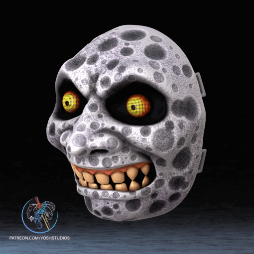 Moon Mask 3D Printer File STL - Image 4
