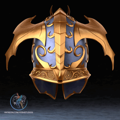 Akatosh Oblivion Helmet 3D Printer File STL - Image 4