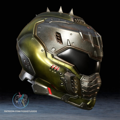 Dark Ages Helmet 3D Printer STL File - Image 3