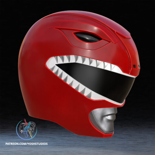 OG Red Helmet 3D Printer File STL - Image 3