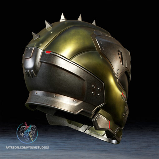Dark Ages Helmet 3D Printer STL File - Image 5