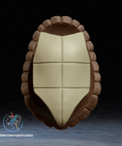 Ninja Turtle Shell 3D Printer STL File