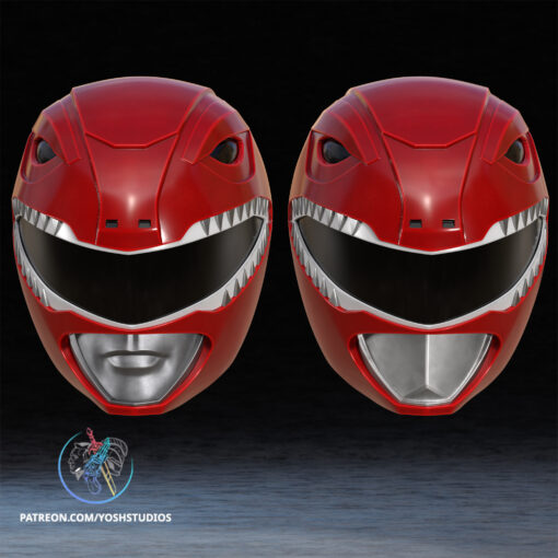 OG Red Helmet 3D Printer File STL - Image 6