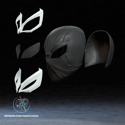 Agent Venom Mask 3D Printer File STL - Image 9