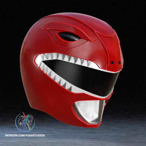 OG Red Helmet 3D Printer File STL - Image 7