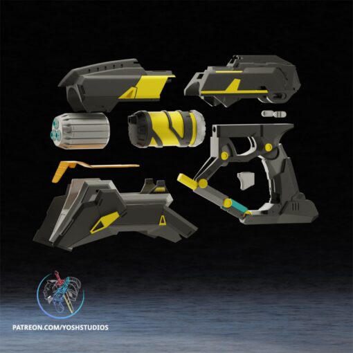 Star Lord Rivals Gun 3D Printer File STL - Image 4