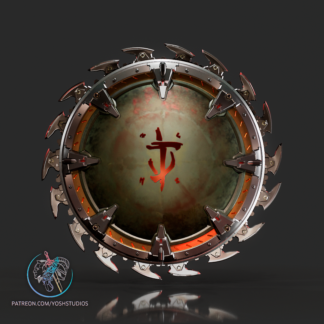 Dark Ages Shield 3D Printer File STL - Image 5