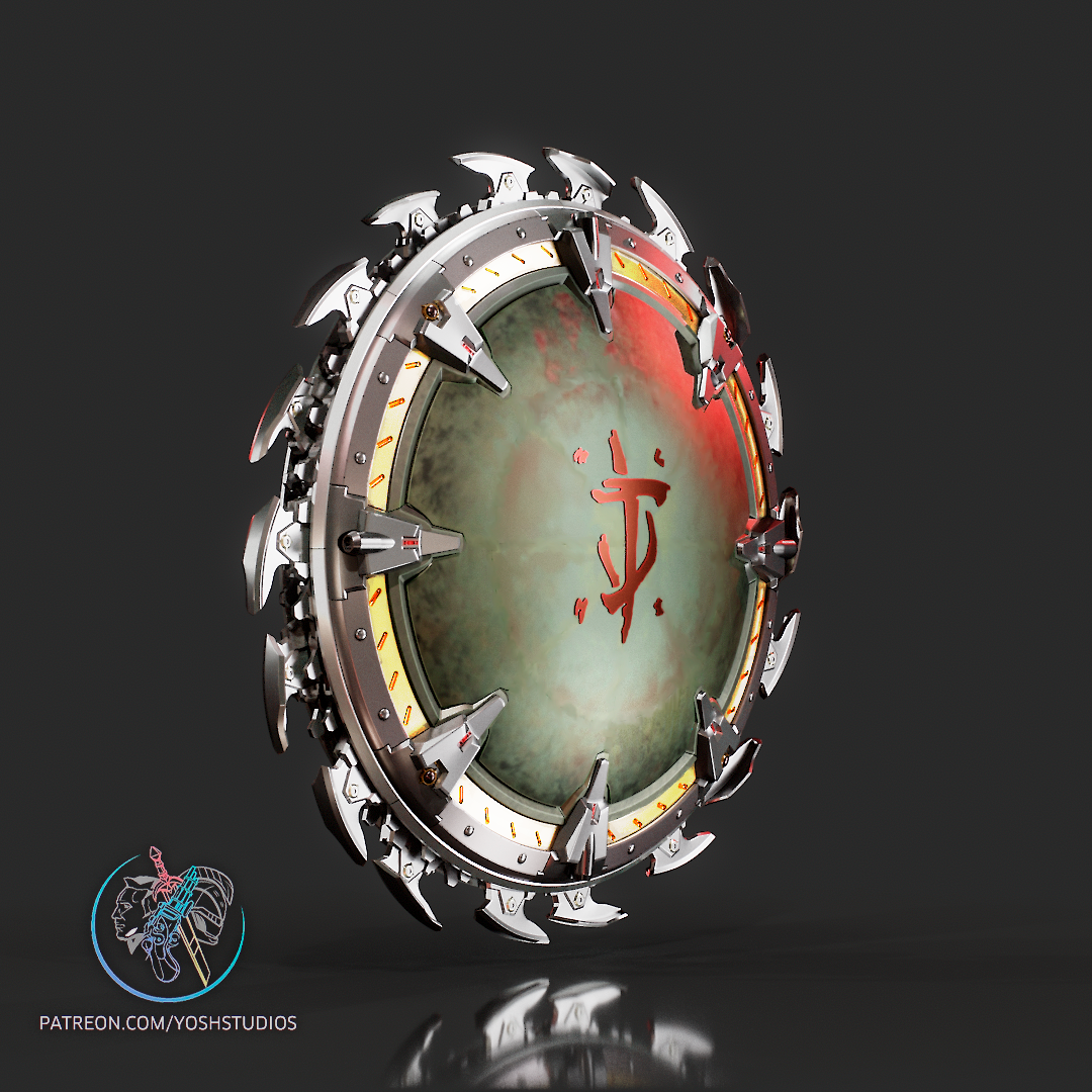 Dark Ages Shield 3D Printer File STL - Image 6