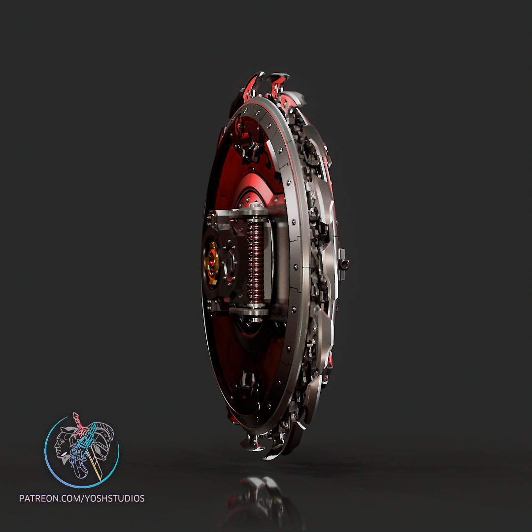 Dark Ages Shield 3D Printer File STL - Image 7