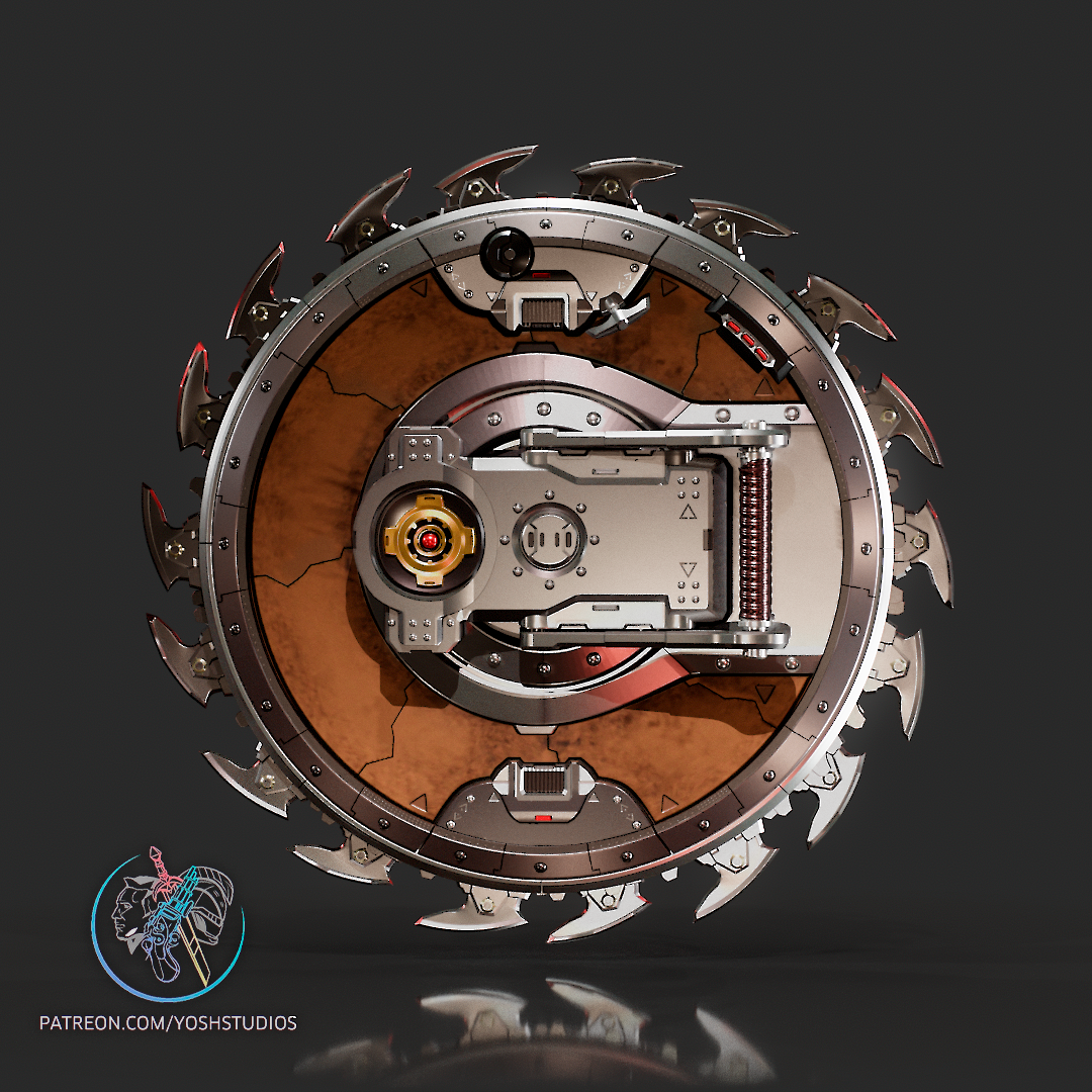 Dark Ages Shield 3D Printer File STL - Image 8