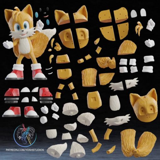Life Size Tails 3D Printer File STL - Image 6