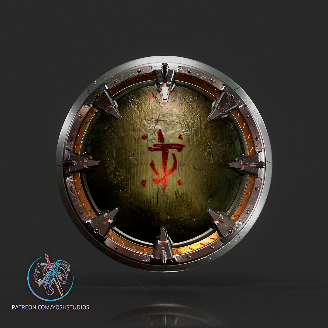 Dark Ages Shield 3D Printer File STL - Image 2