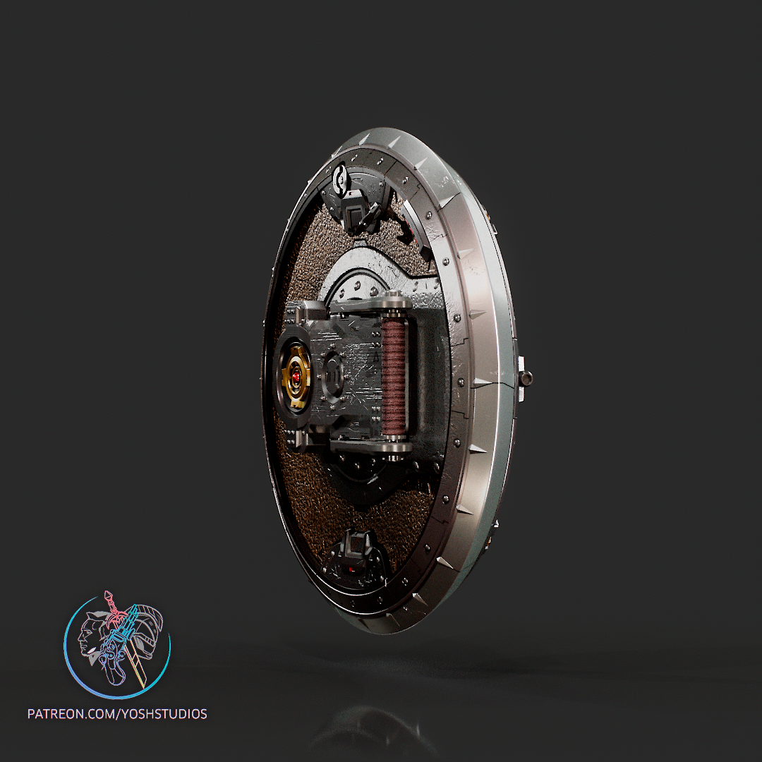 Dark Ages Shield 3D Printer File STL - Image 4