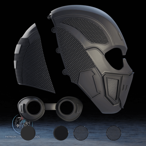 Ultra Man Helmet 3D Printer STL File - Image 10