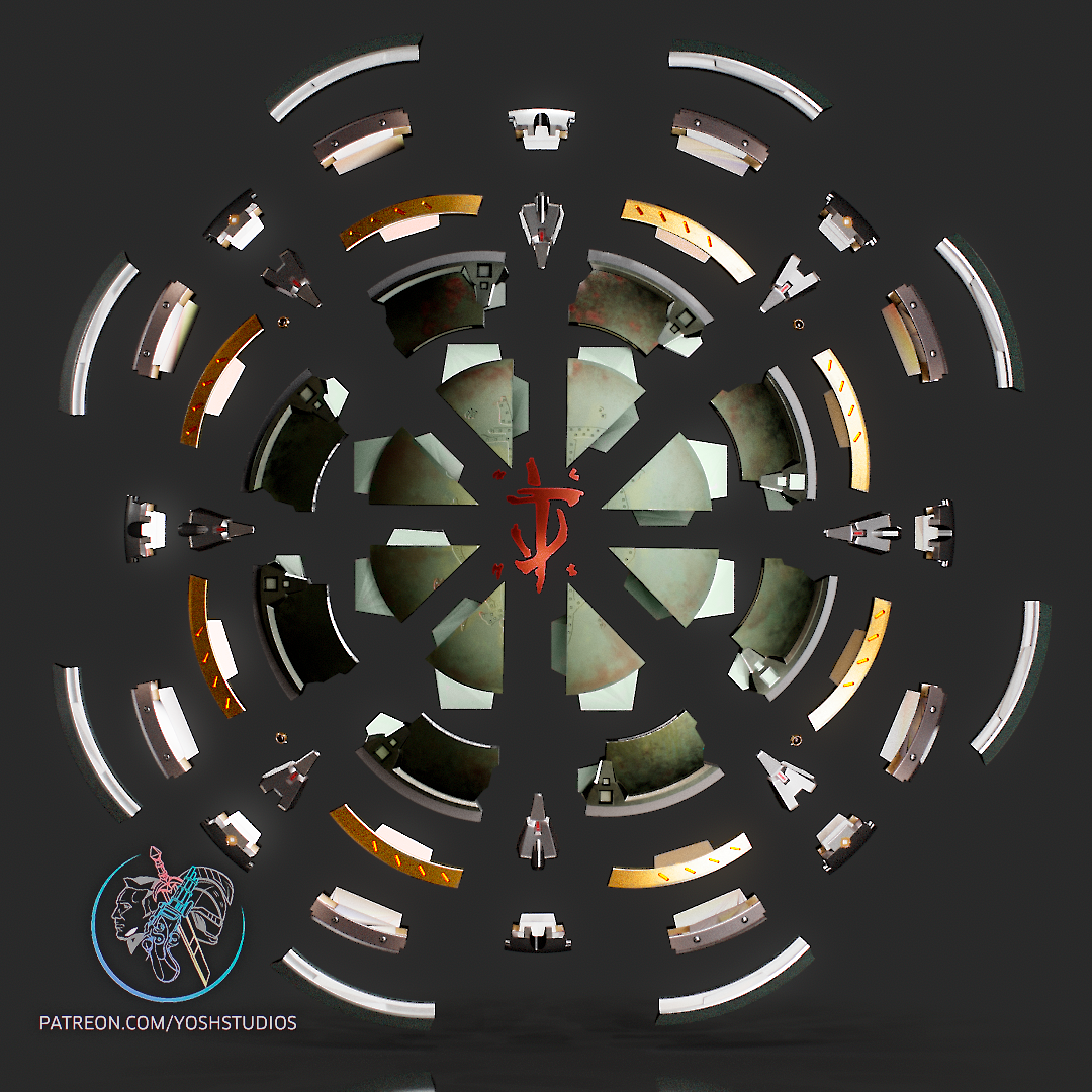 Dark Ages Shield 3D Printer File STL - Image 9