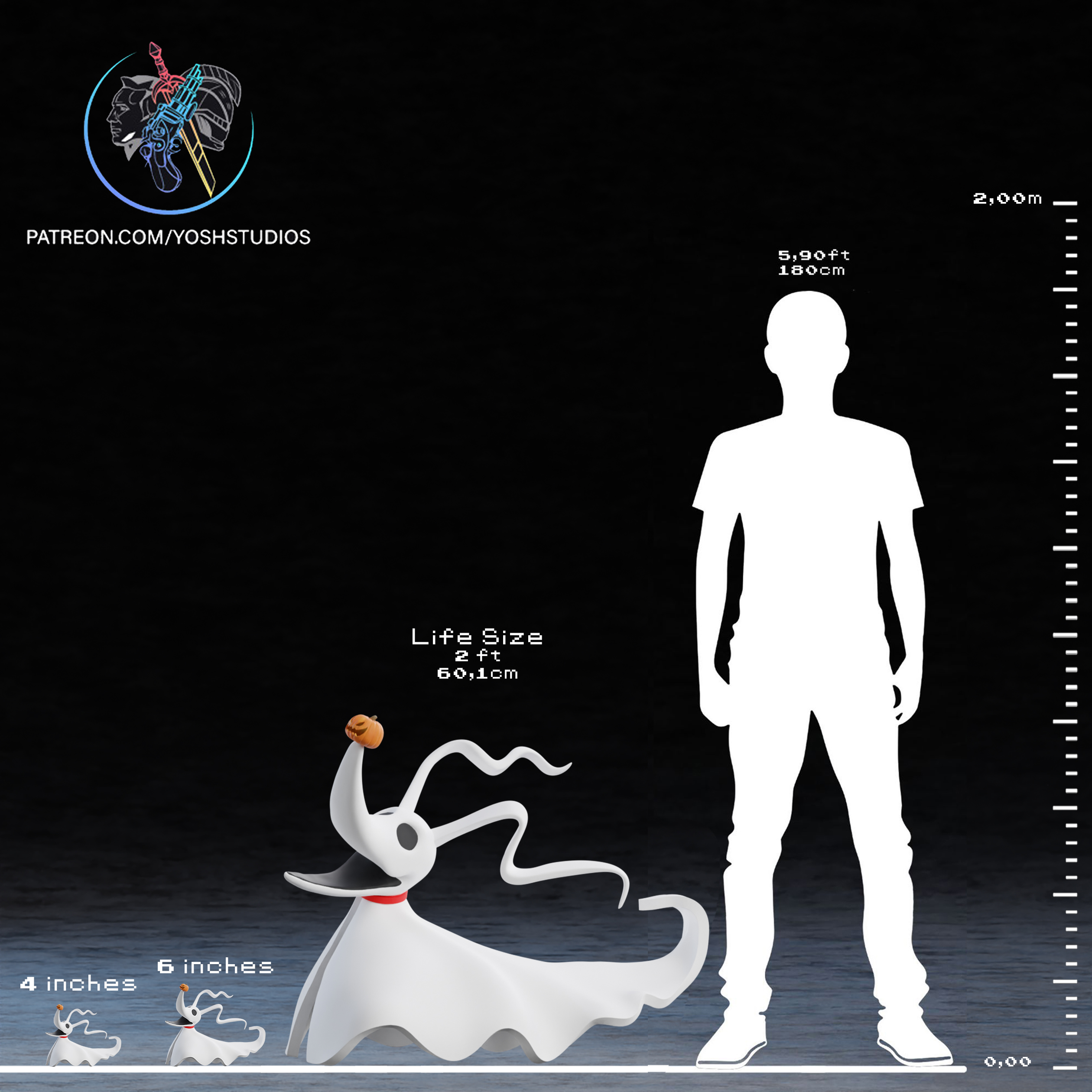Life Size Ghost Dog 3D Printer STL File - Image 2