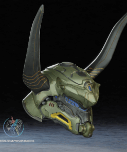 Alternative view of Atlas Helmet 3D Printer STL File