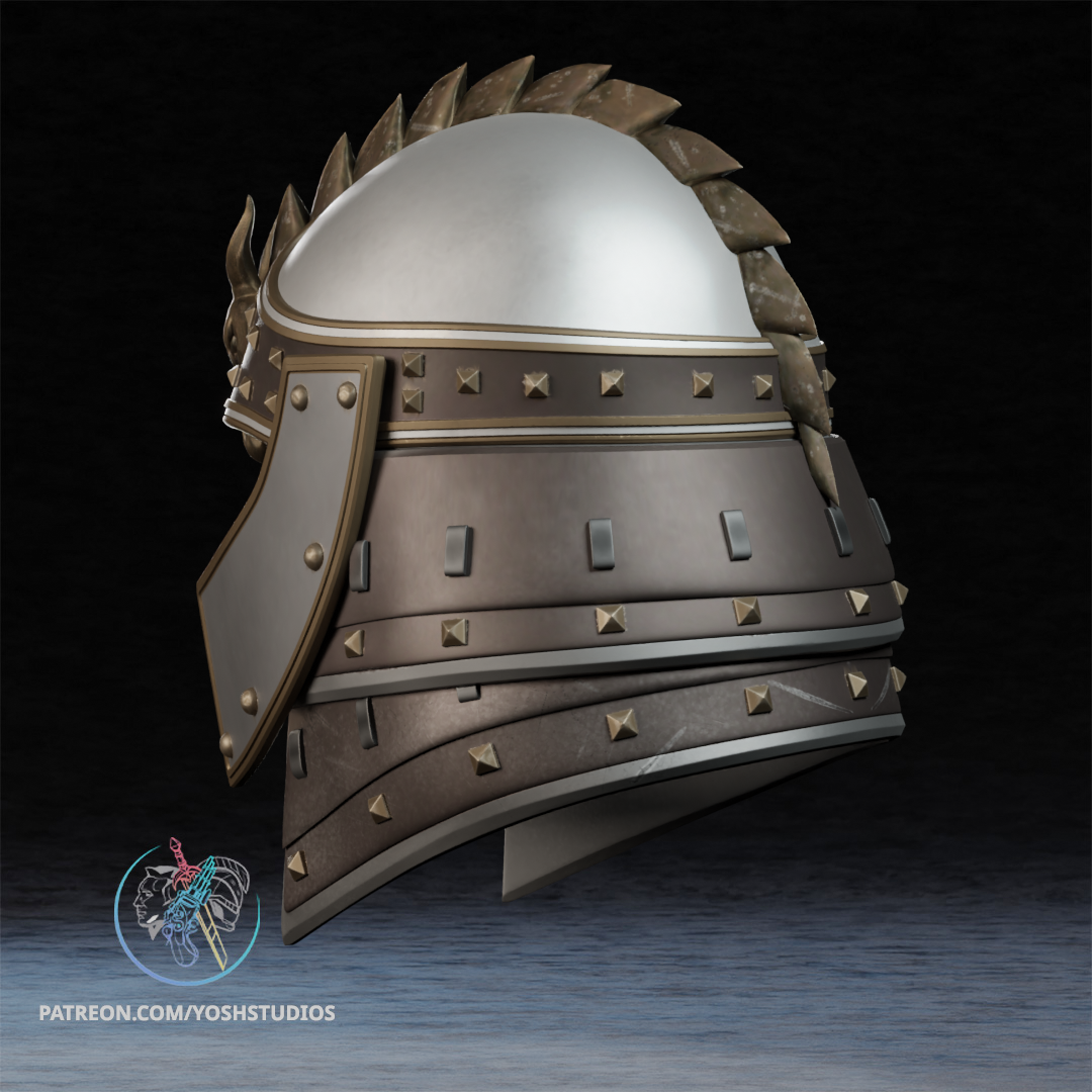 Blades Helmet 3D Printer STL File - Image 5