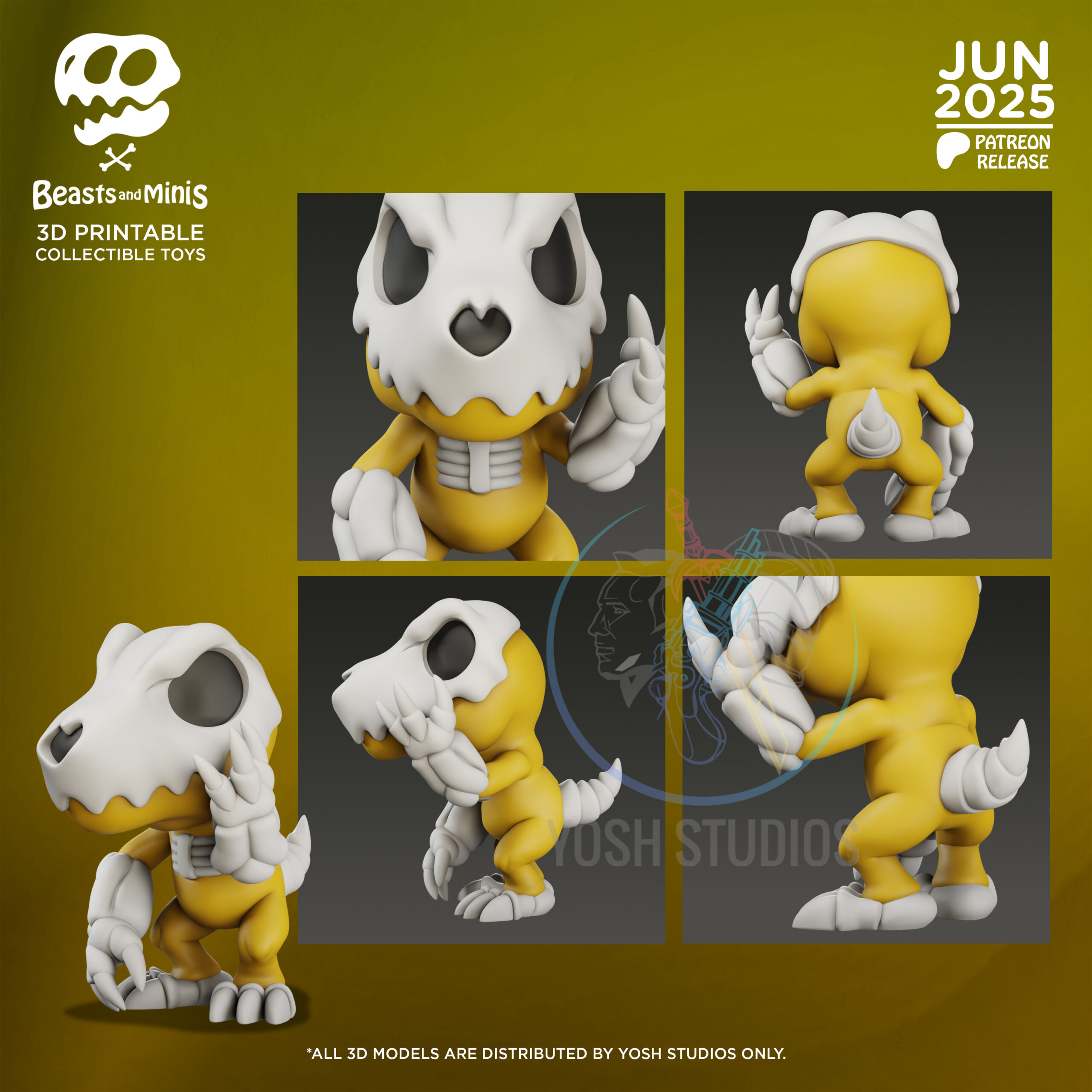 Agu Boney Beast 3D Printer STL File - Image 2