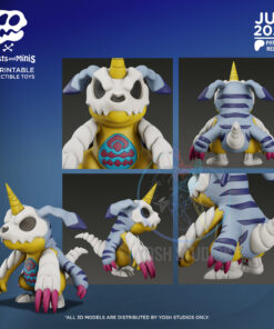 Alternative view of Gabu Boney Beast 3D Printer STL File