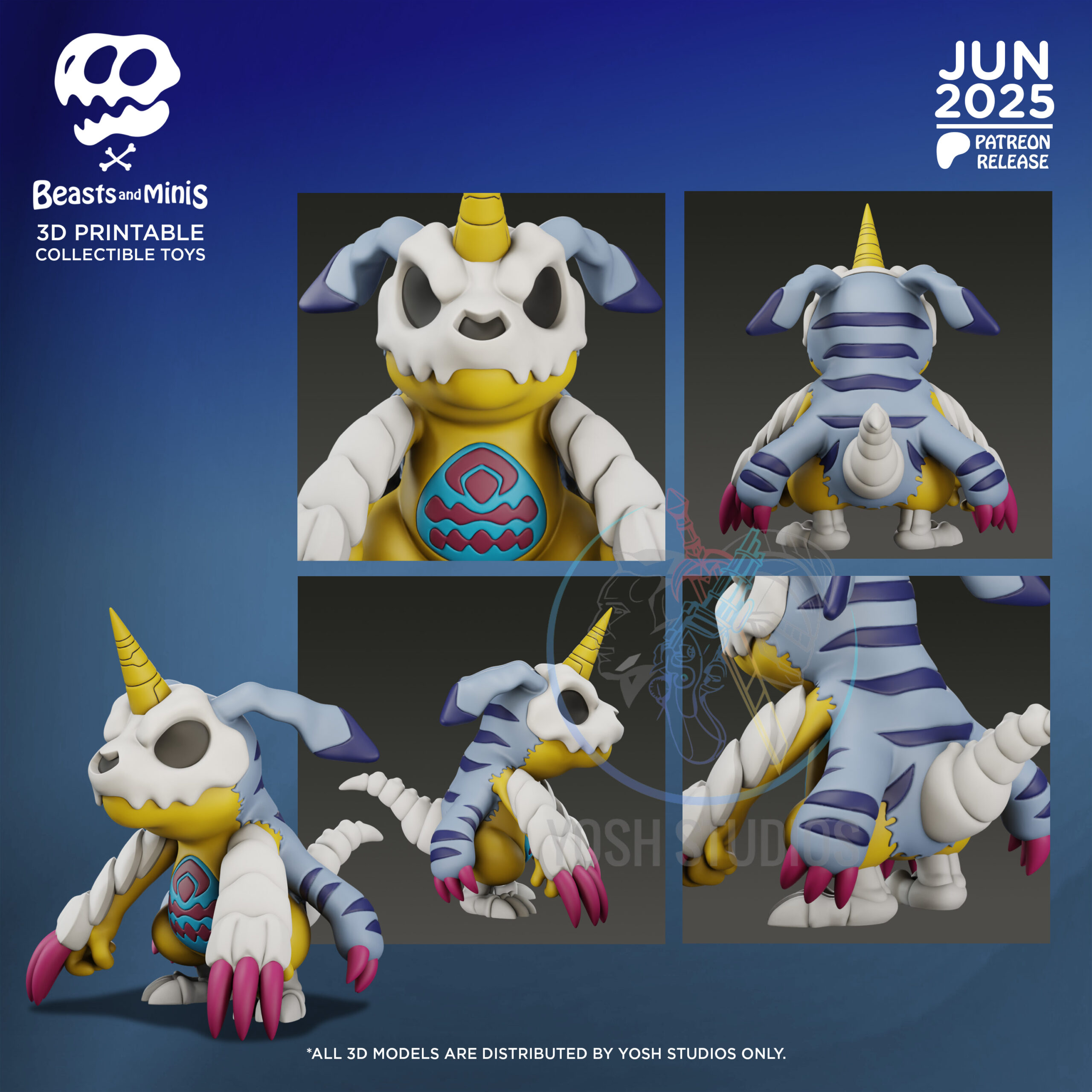 Gabu Boney Beast 3D Printer STL File - Image 2