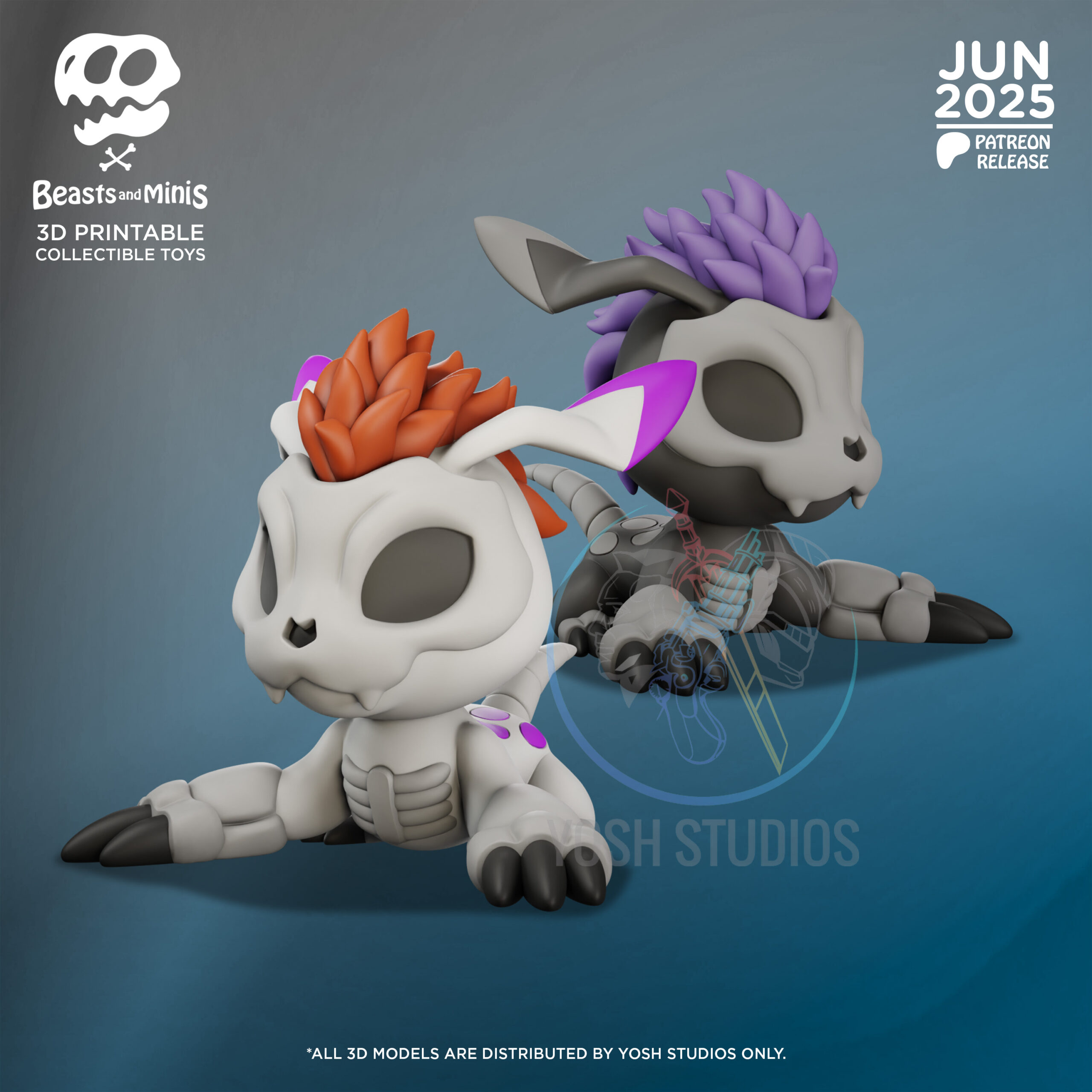 Goma Boney Beast 3D Printer STL File