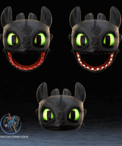 Toothless Mask 3D Printer STL File