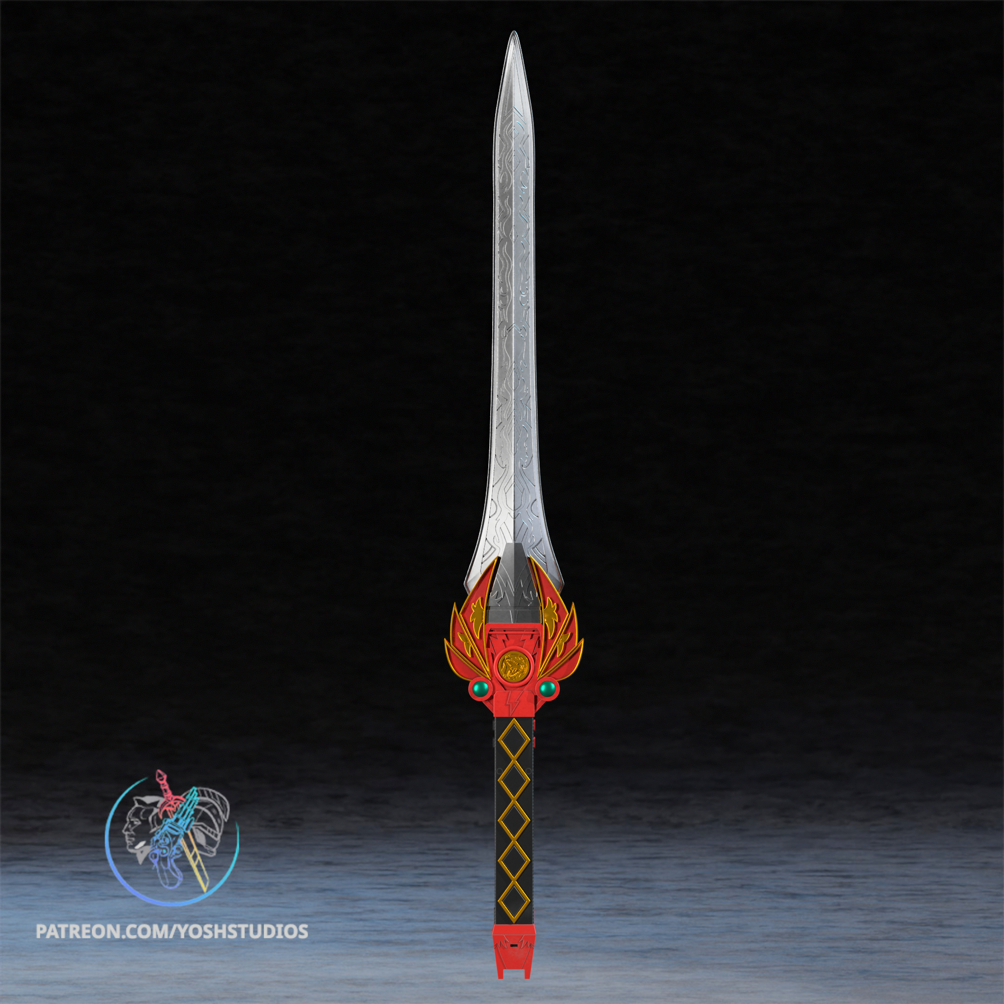 Red Sword 3D Printer STL File