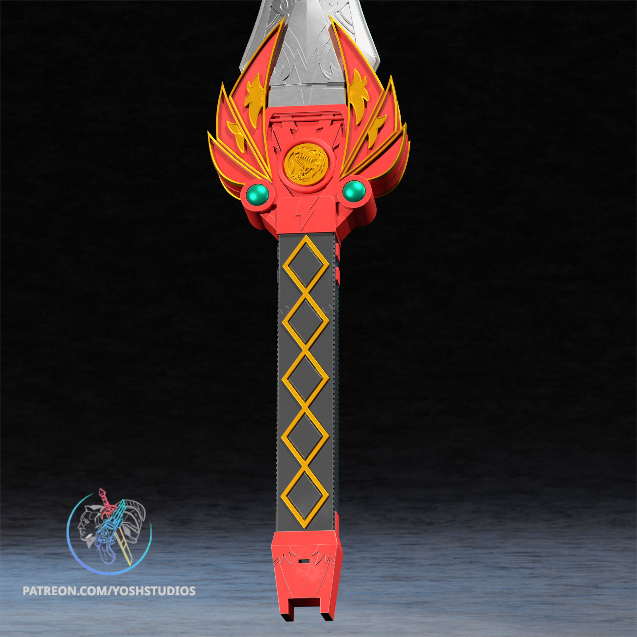 Red Sword 3D Printer STL File - Image 6