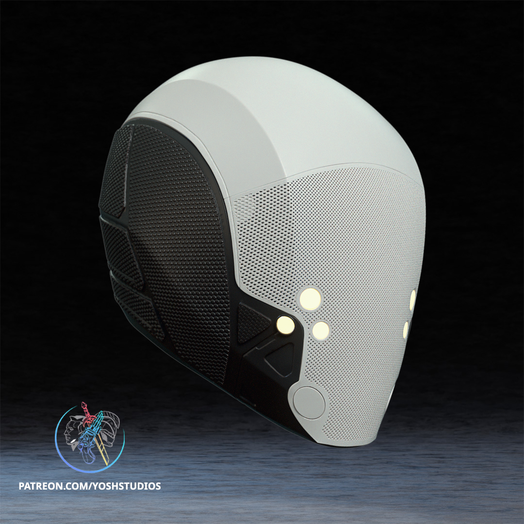 Ghost Thunderbolts Helmet 3D Printer STL File - Image 2