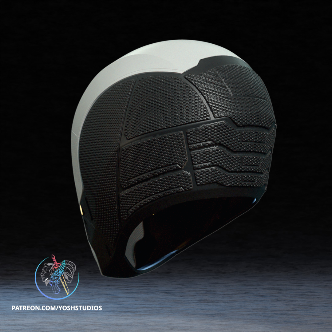 Ghost Thunderbolts Helmet 3D Printer STL File - Image 6