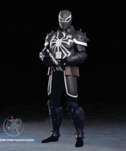 Alternative view of Agent Venom Armor 3D Printer STL File