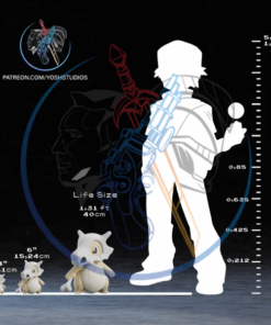 Alternative view of Life Size #0104 3D Printer STL File