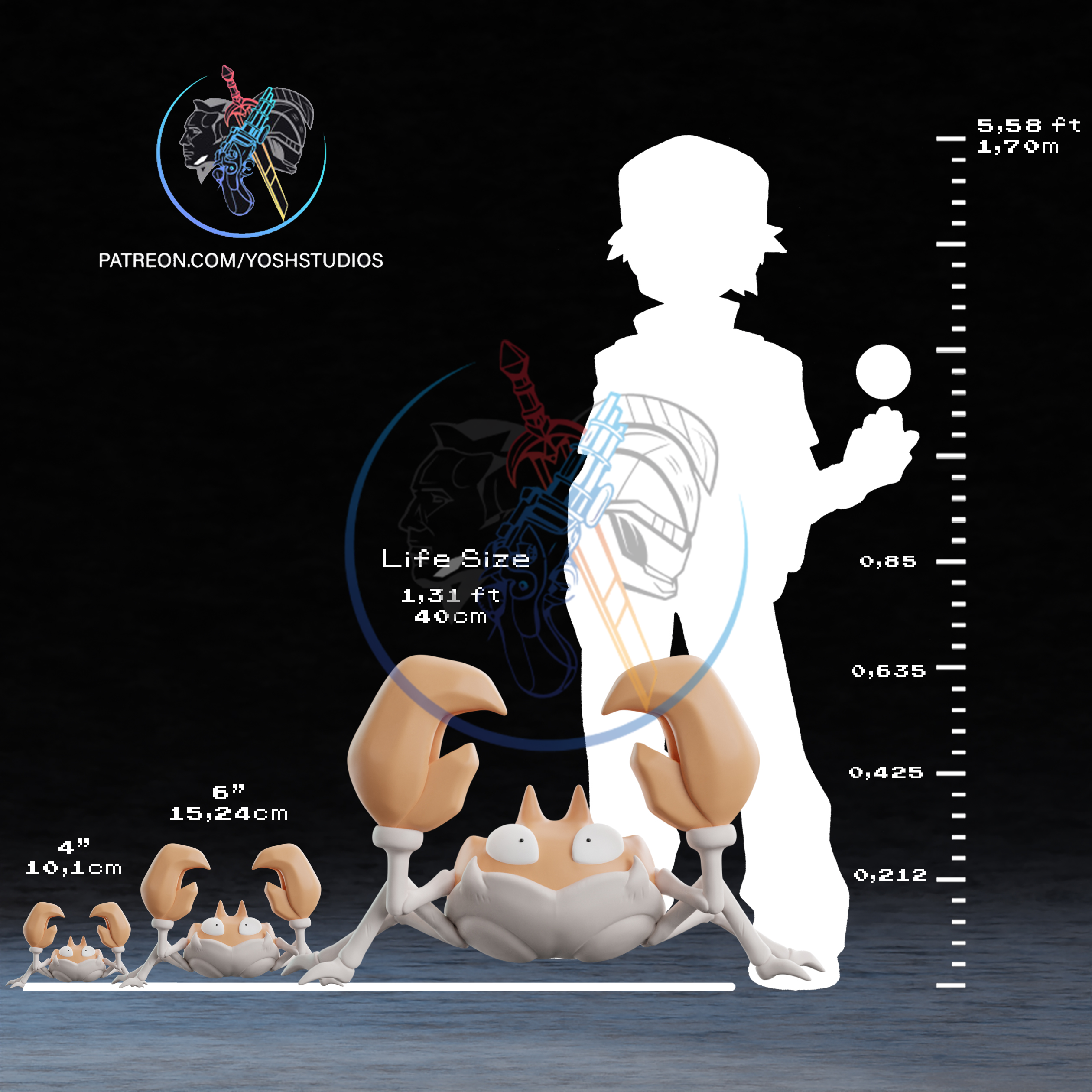 Life Size #0098 3D Printer STL File - Image 2