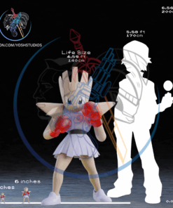 Alternative view of Life Size #0107 3D Printer STL File