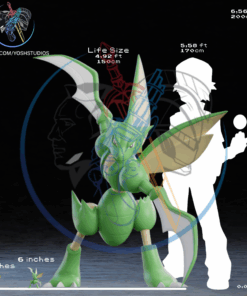 Alternative view of Life Size #0123 3D Printer STL File