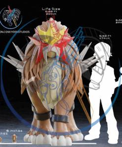 Alternative view of Life Size #0244 3D Printer STL File