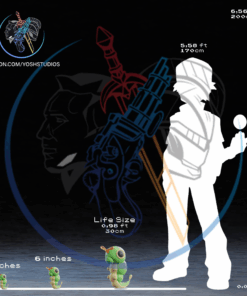 Alternative view of Life Size #0010 3D Printer STL File