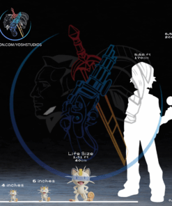 Alternative view of Life Size #0052 3D Printer STL File