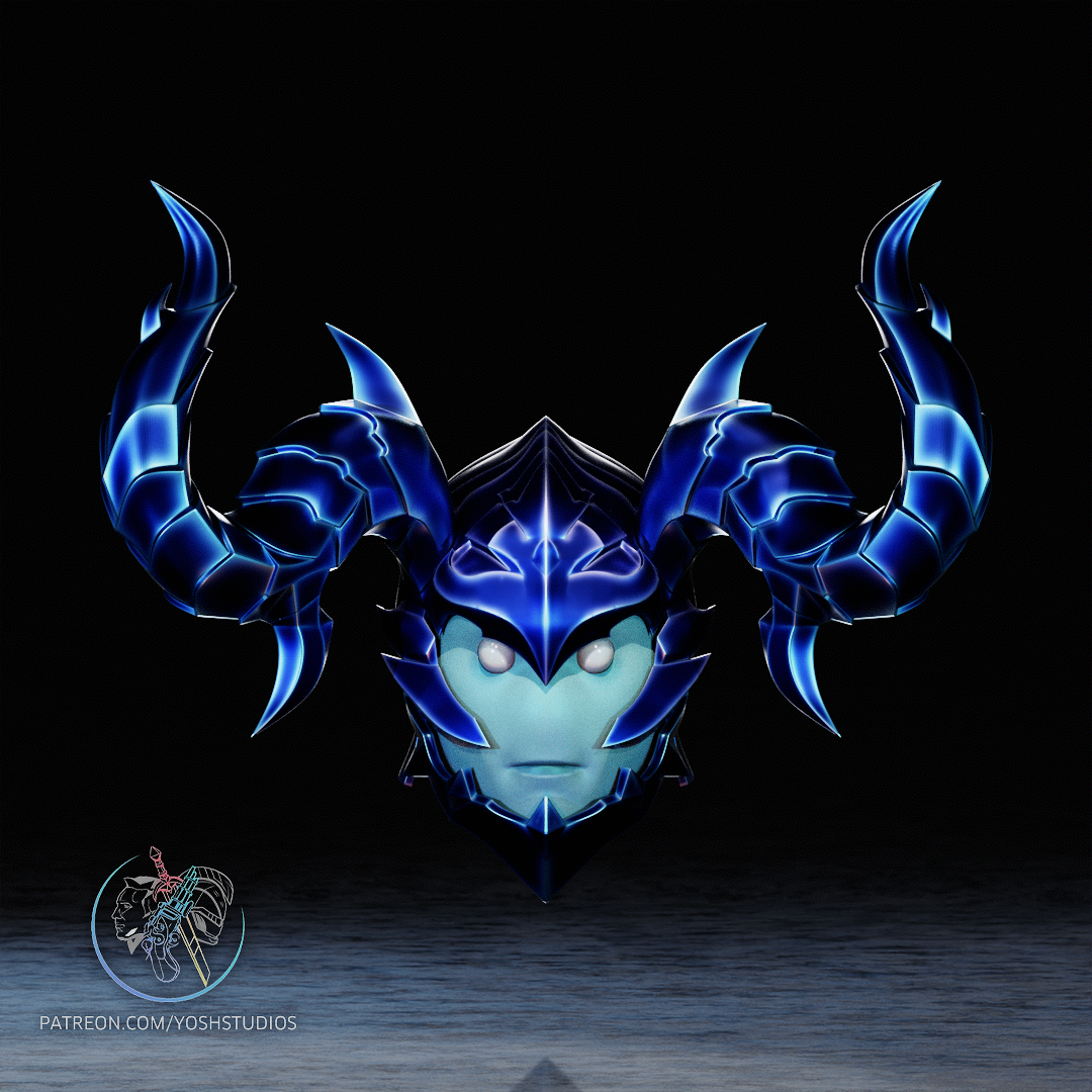 Iron Game Helmet 3D Printer STL File - Image 3