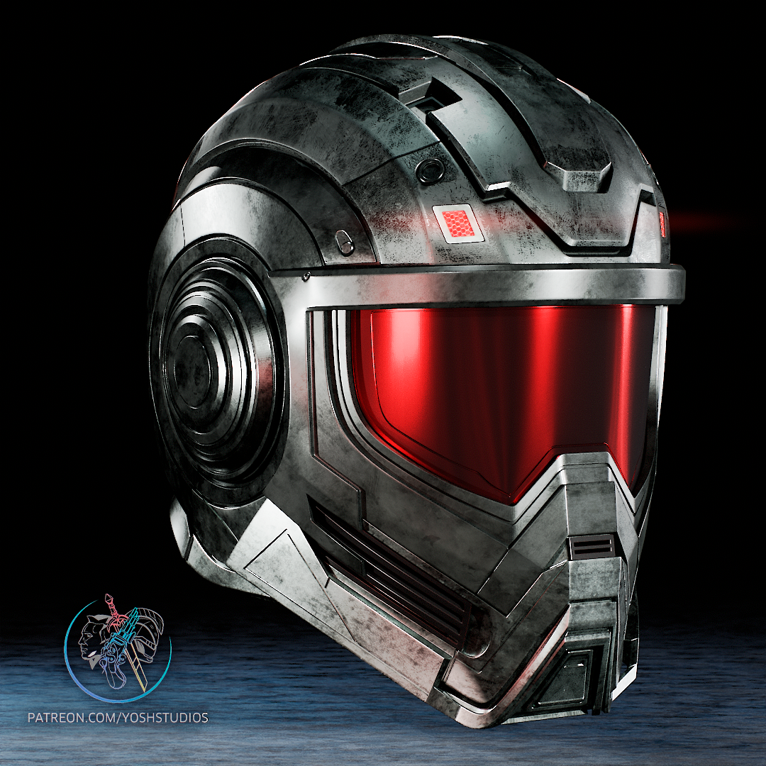 Mr Yosh Helmet 3D Printer STL File - Image 2