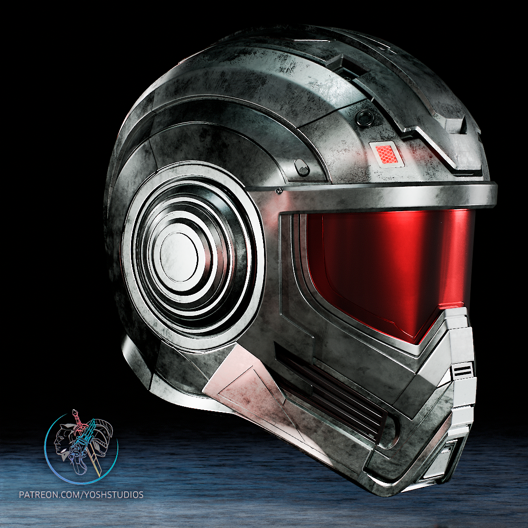 Mr Yosh Helmet 3D Printer STL File - Image 3