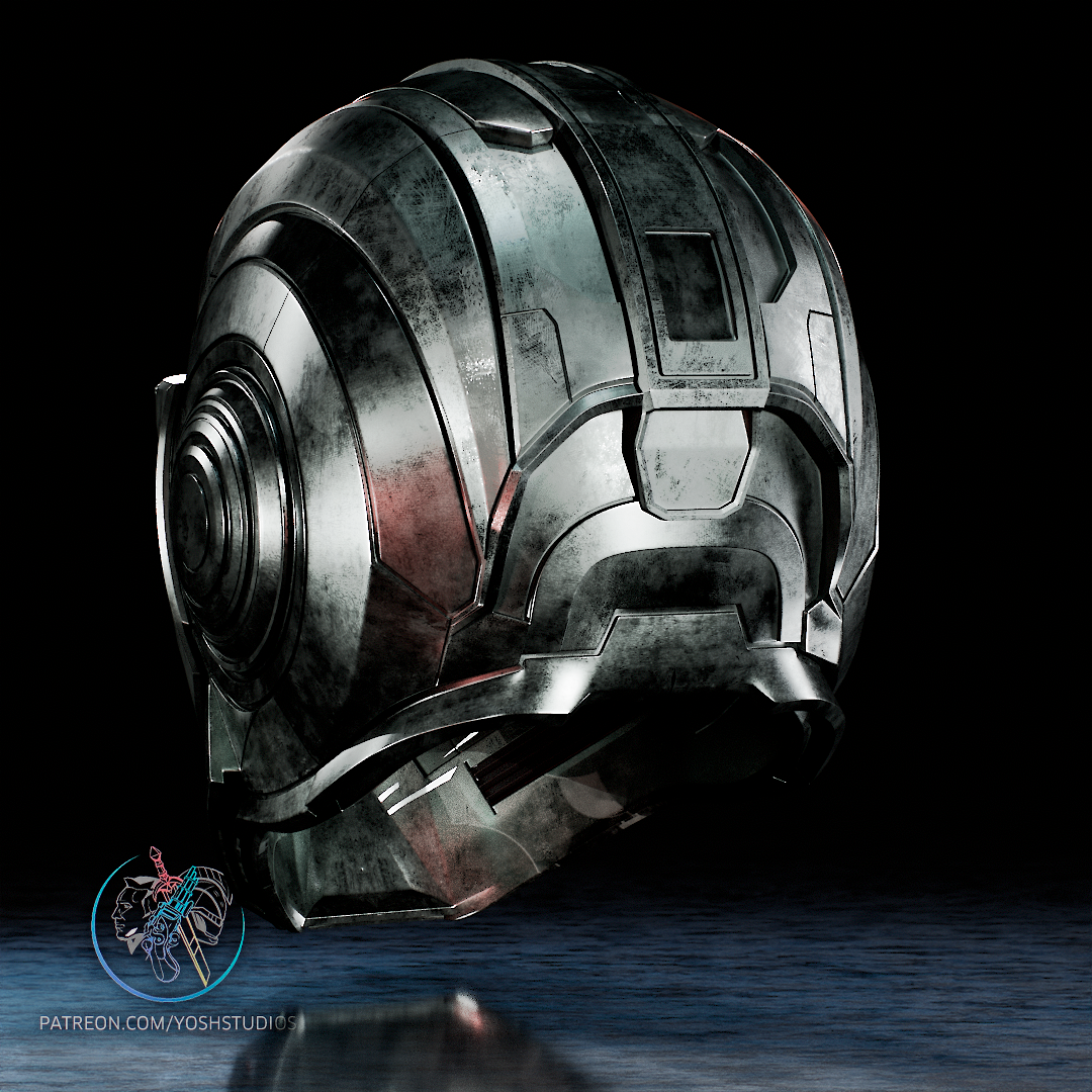 Mr Yosh Helmet 3D Printer STL File - Image 4