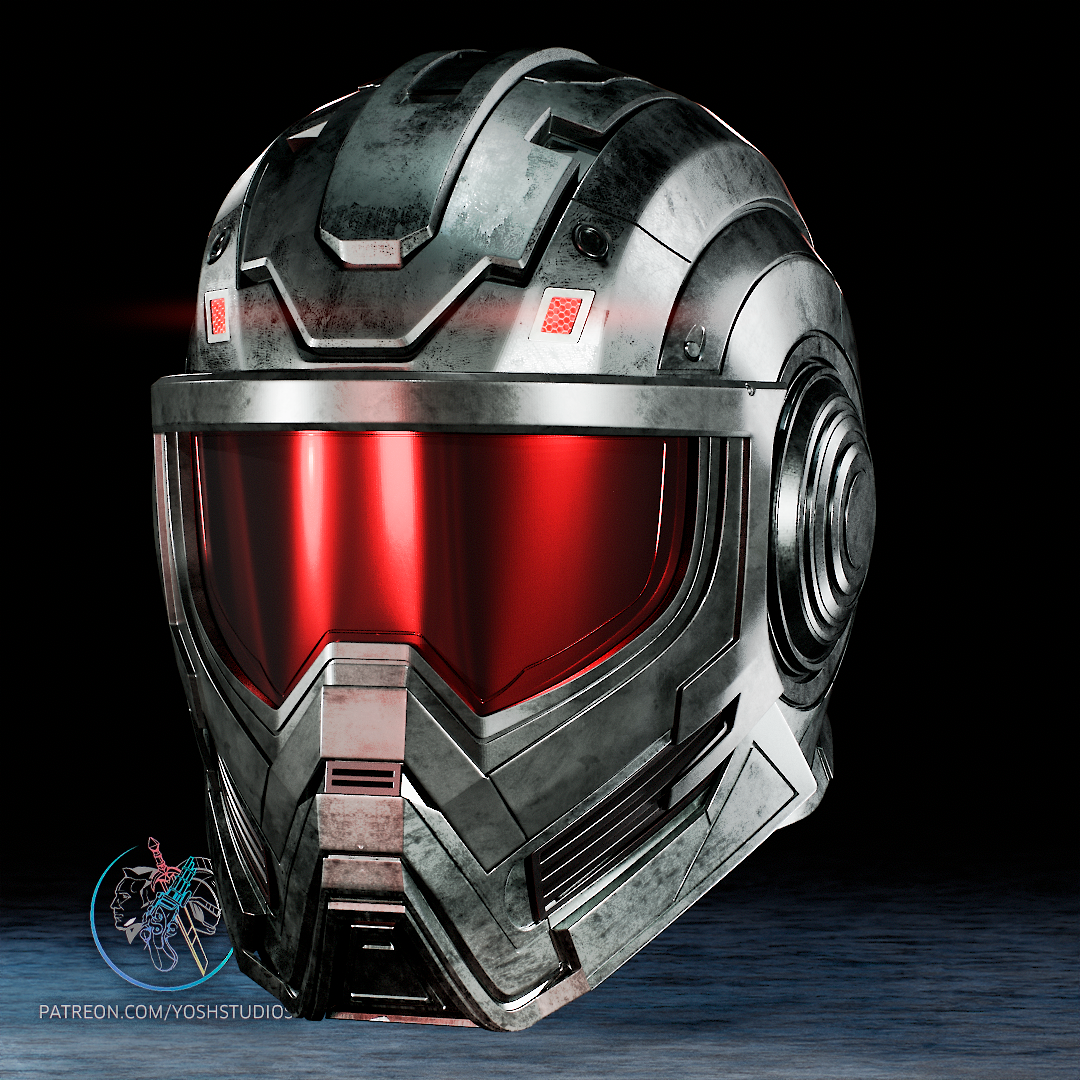 Mr Yosh Helmet 3D Printer STL File - Image 5