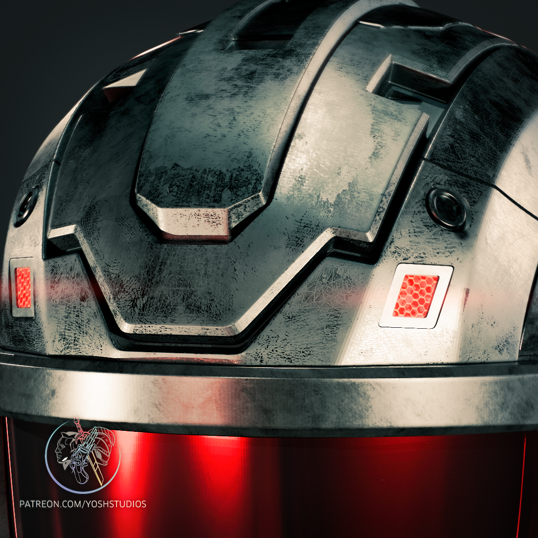 Mr Yosh Helmet 3D Printer STL File - Image 7