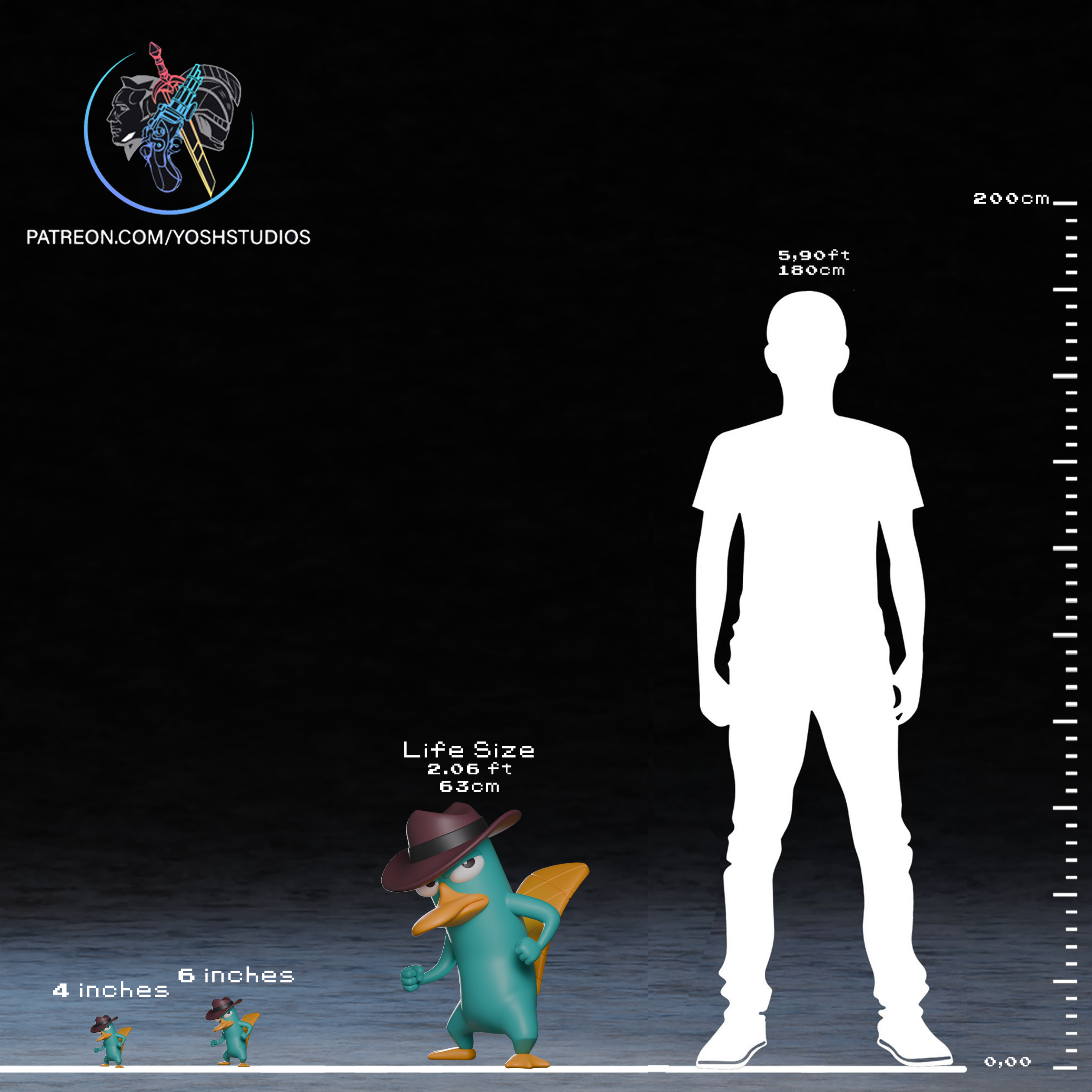 Life Size Fedora Duck 3D Printer STL File - Image 2