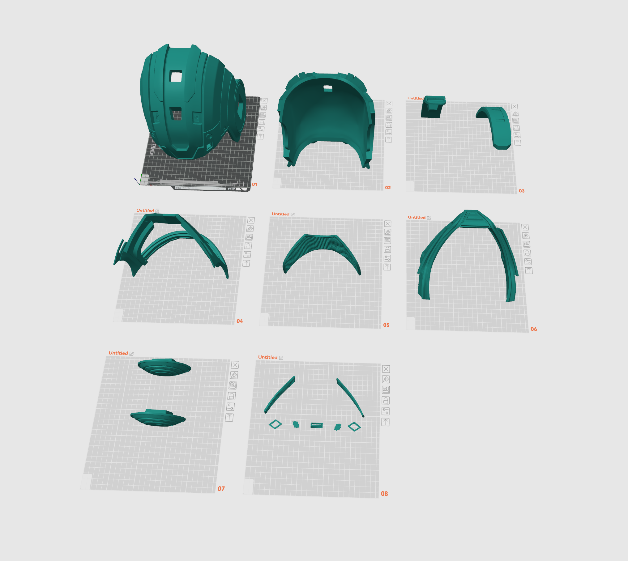 Mr Yosh Helmet 3D Printer STL File - Image 8