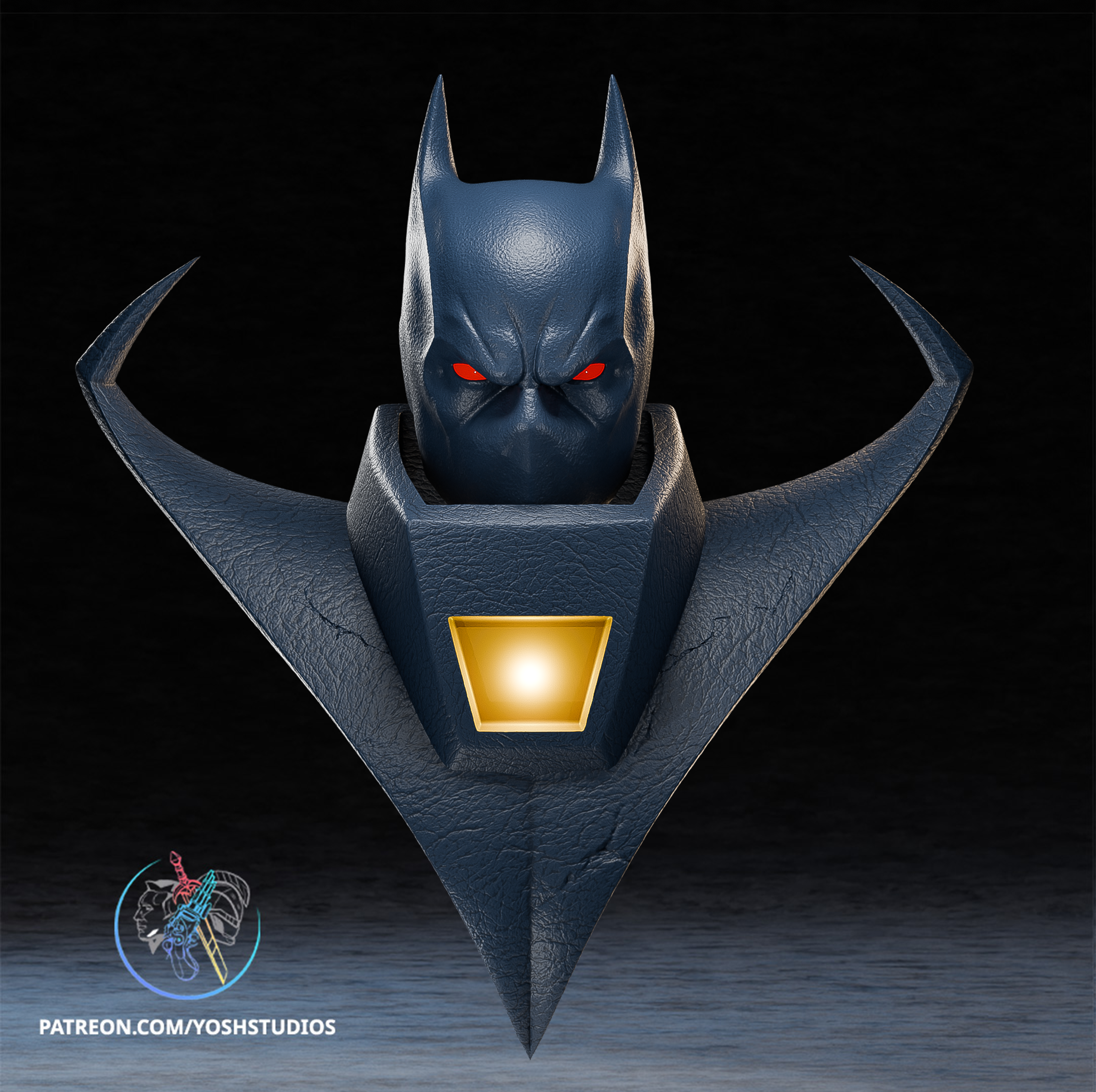 Detective Knightfall Mask 3D Printer STL File