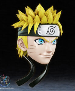 Alternative view of Anime Ninja Mask 3D Printer STL File