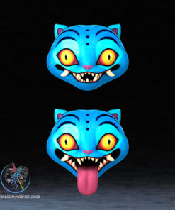 Blue Tiger Mask 3D Printer STL File